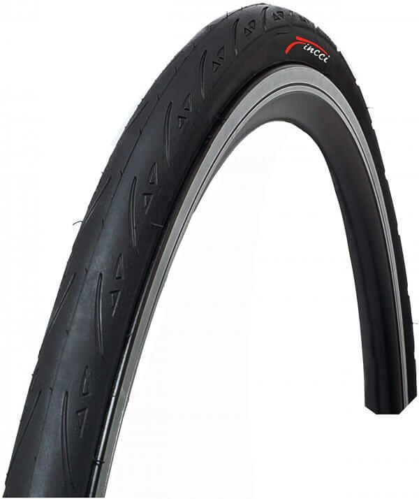 Fincci Slick 700 x 25c 25-622 Road Tyre 60 TPI with Antipuncture Protection