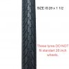 Fincci 28 x 1 1/2 40-635 Road Tyre