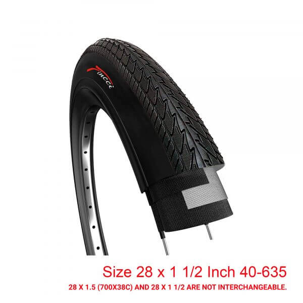 Fincci 28 x 1 1/2 40-635 Road Tyre