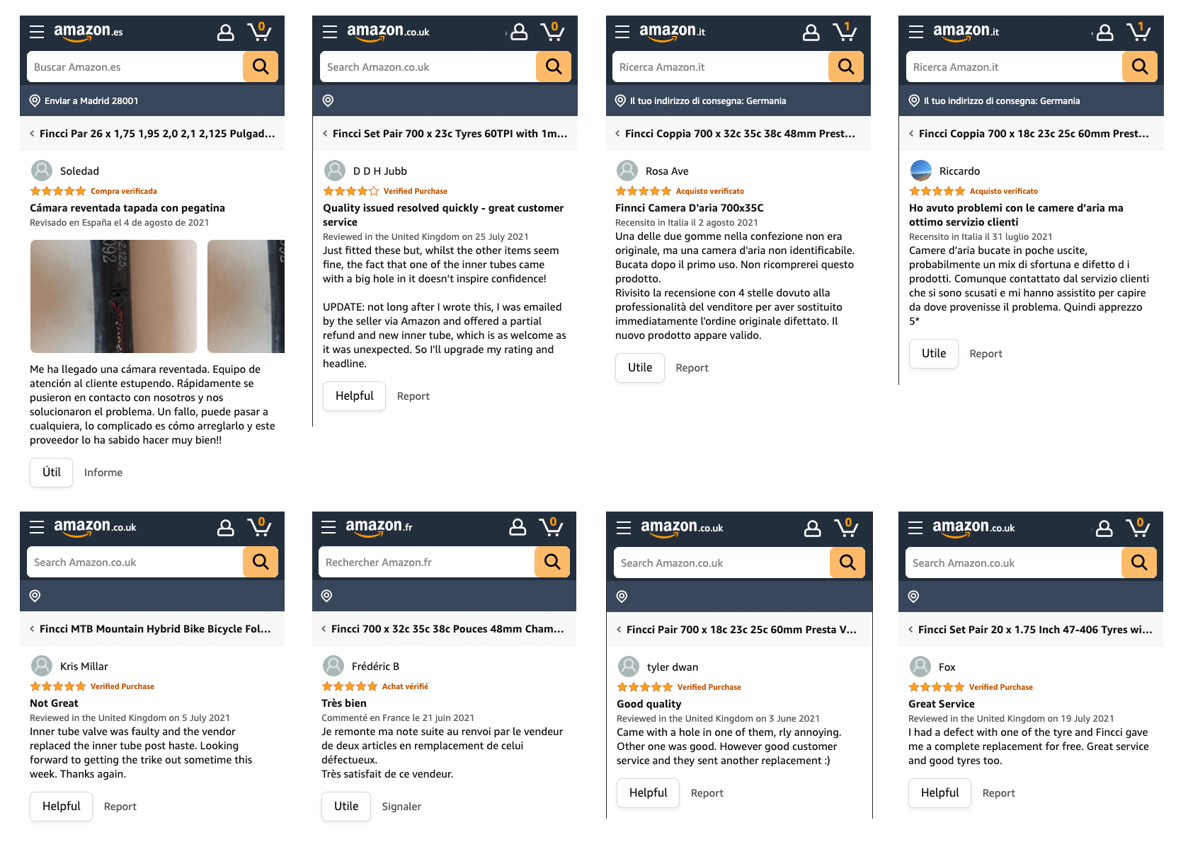 1 year FULL warranty Amazon Reviews