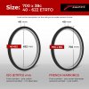 Fincci 700x38c Foldable Bike Tires with Presta Inner Tube – 40-622 – 1mm Anti-Puncture Protection – Pack of 2 – for Electric, Gravel, Road, MTB & Hybrid Bicycles